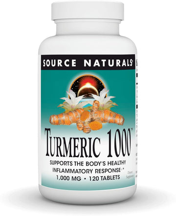 Source Naturals Turmeric 1000, Supports The Body’S Healthy Inflammatory Response*, 1,000Mg - 120 Tablets