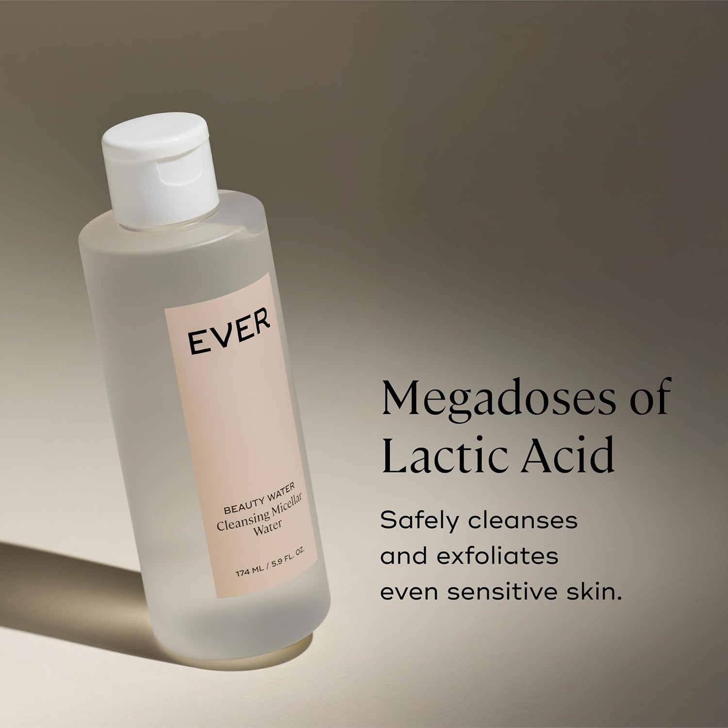 Ever Beauty Water - Cleansing Micellar Water, Eye Makeup Remover, Rose Water Cleanser, Sensitive Skin Water Makeup Remover : Beauty & Personal Care