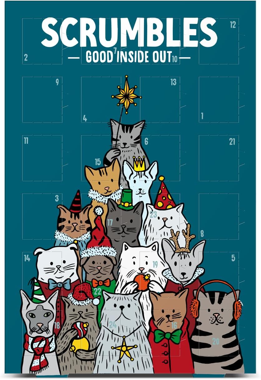 Scrumbles Good Inside Out Merry Kittymas Cat Advent Calendar?CT-AD