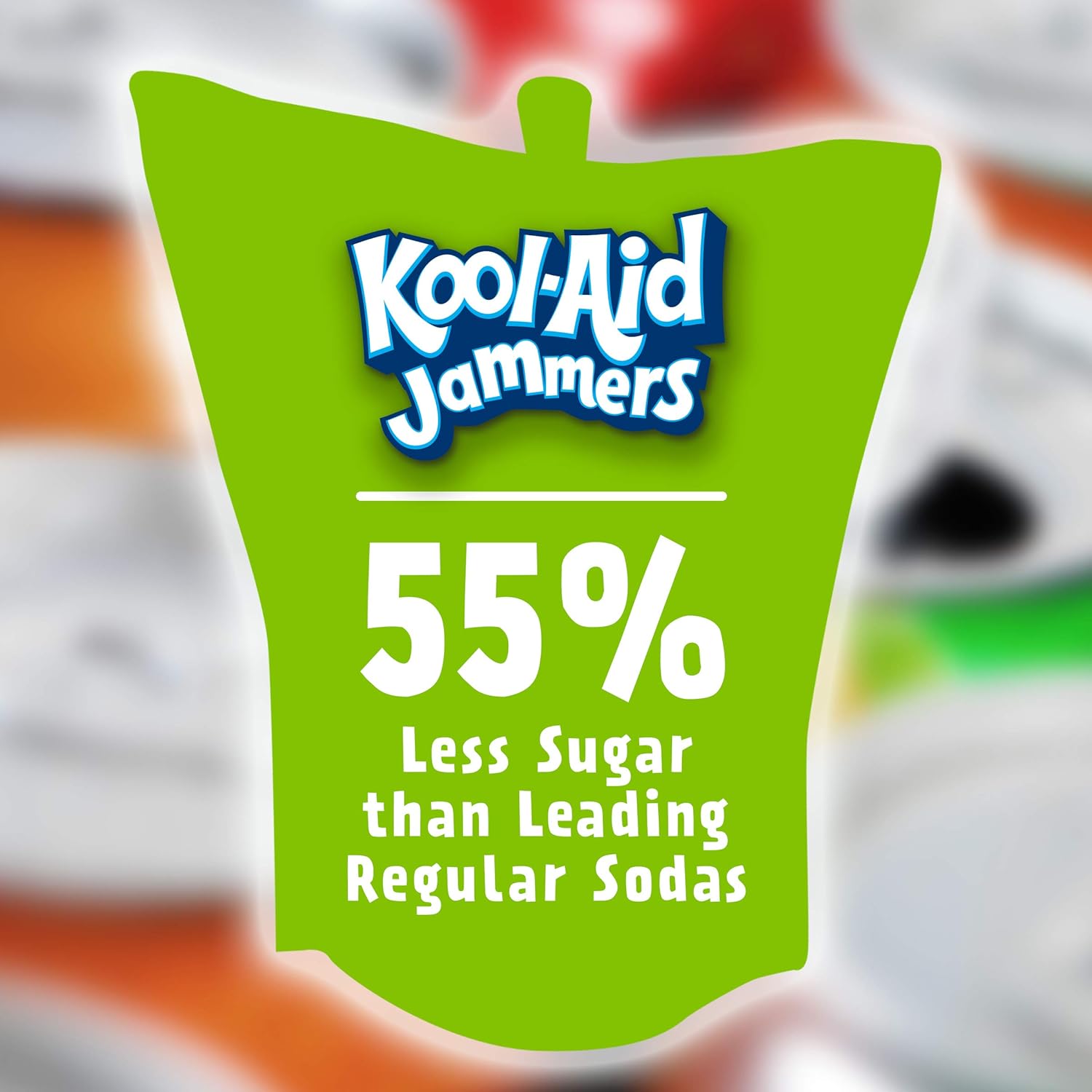 Kool-Aid Jammers Strawberry Kiwi Flavored Juice Drink (40 Pouches, 4 Boxes Of 10)