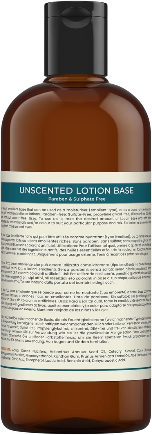 Lotion Base S&P Free - Botanical Skincare Base - 500G