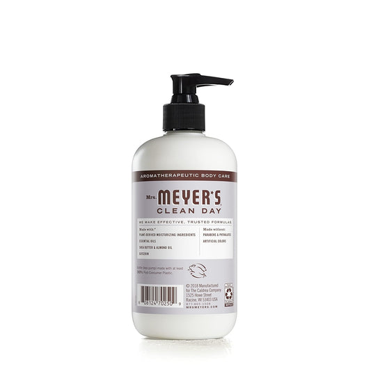 Mrs. Meyer'S Clean Day Hand Lotion For Dry Hands, Non-Greasy Moisturizer Made With Essential Oils, Lavender, 12 Oz