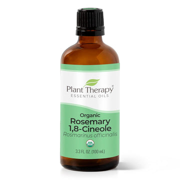 Plant Therapy Organic Rosemary Essential Oil 100% Pure, Usda Certified Organic, Undiluted, Natural Aromatherapy, Therapeutic Grade 100 Ml (3.3 Oz)