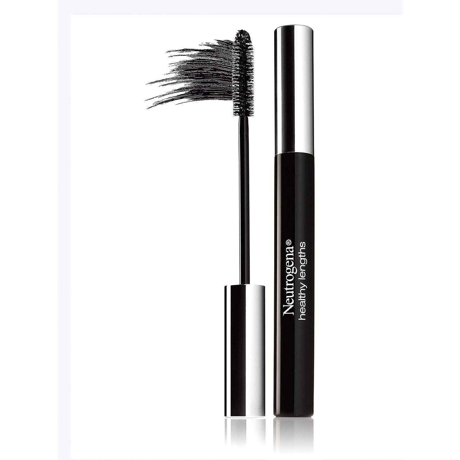 Neutrogena Healthy Lengths Mascara for Stronger, Longer Lashes, Clump-, Smudge- and Flake-Free Mascara with Olive Oil, Vitamin E and Rice Protein, Black 02,.21 oz : Beauty Products : Beauty & Personal Care