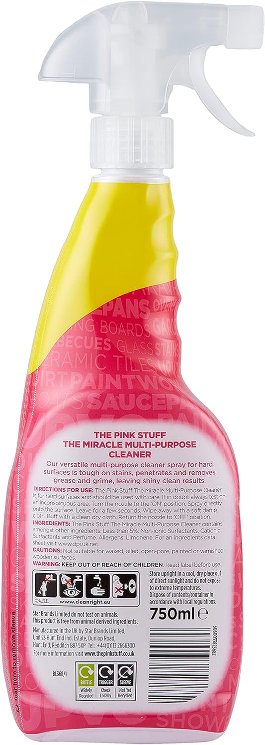 Stardrops - The Pink Stuff - The Miracle Multi-Purpose Cleaner Spray- 25.36 Fl Oz