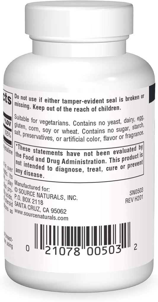 Source Naturals Niacinamide B-3, 100 Mg Dietary Supplement - 100 Tablets