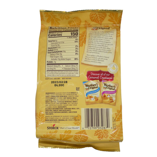 Werther'S Original Cinnamon Creme Caramels 7.4 Oz. Bag : Grocery & Gourmet Food