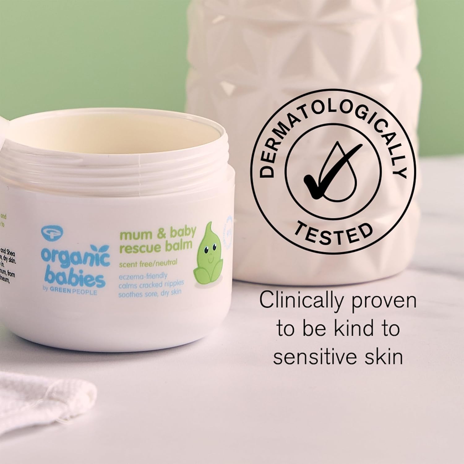 Green People Organic Babies Mum & Baby Rescue Balm - Natural & Organic - Eczema-Friendly - Scent-Free, 100ml : Amazon.co.uk: Baby Products