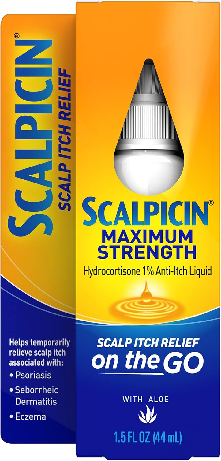 Scalpicin Max Strength Scalp Itch Treatment, 1.5 Oz