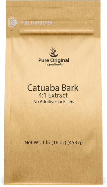 Pure Original Ingredients Catuaba Bark Extract (1 Lb), 4: 1 Extract, Fine Powder, Dietary Supplement