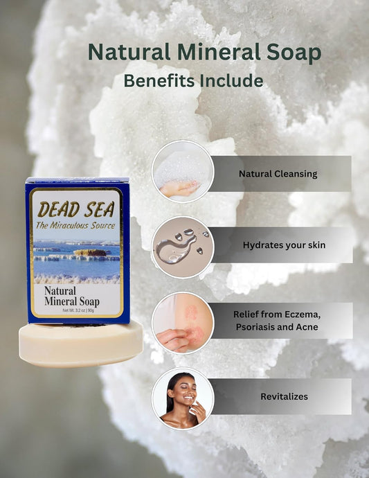 Malki Dead Sea Products Natural Mineral Facial Wash | Natural Face Wash | Sls-Free, Gentle Care For Acne-Prone Skin And Eczema | Purifying Sage, Chamomile, Nettle, And Frankincense Formula