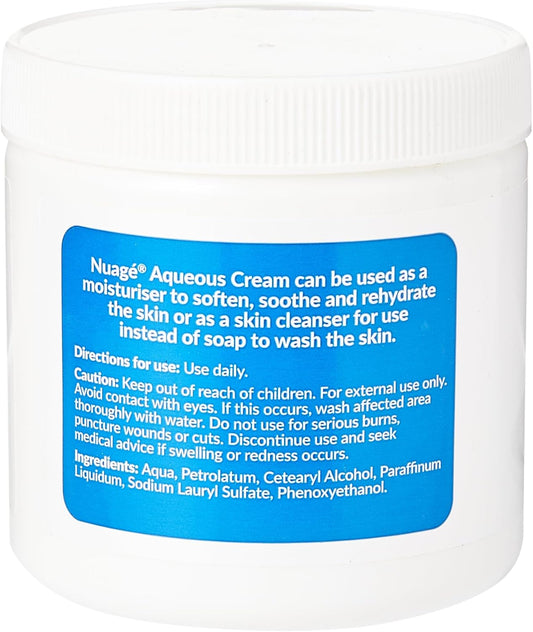 Nuage Aqueous Cream, Fragrance Free, 500Ml