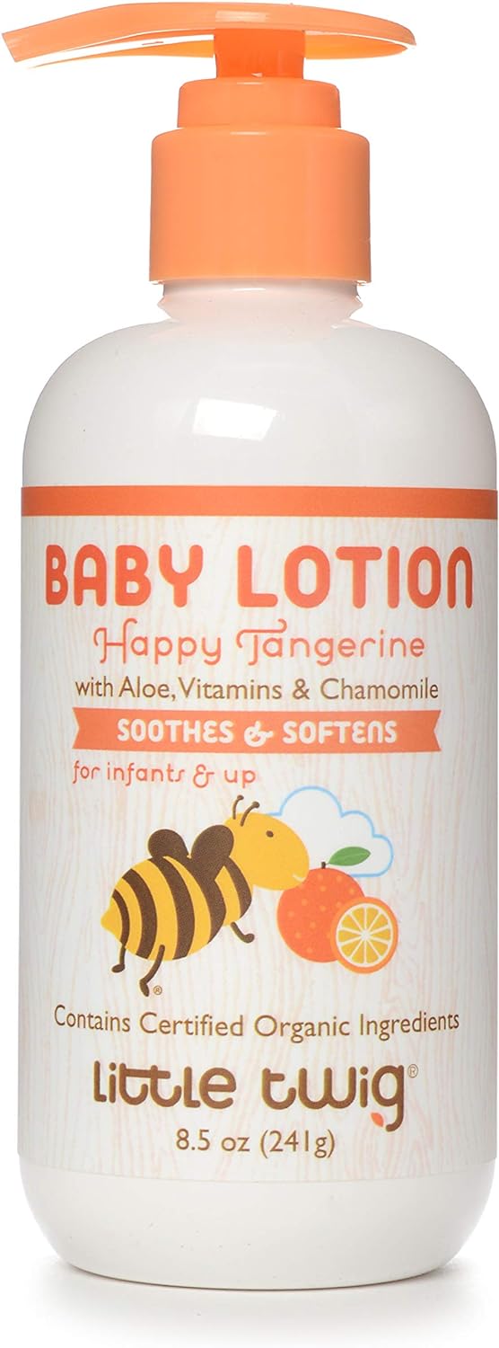 Little Twig Baby Lotion, Natural Plant Derived Formula, Tangerine, 8.5 fl oz