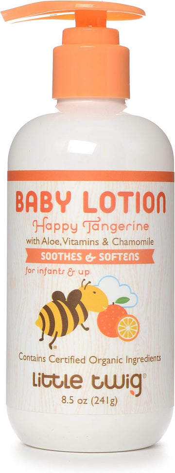 Little Twig Baby Lotion, Natural Plant Derived Formula, Tangerine, 8.5 Fl Oz