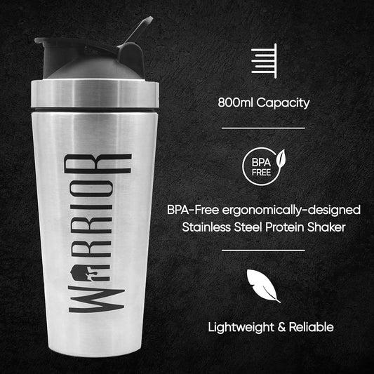 Warrior Steel Shaker 800Ml