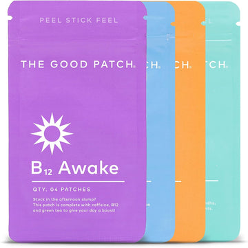 La Mend The Good Patch The Vital Patches Mixed Bundle. Variety Set Includes B12 Awake, Dream, Rescue and Relax (16 Total Patches)