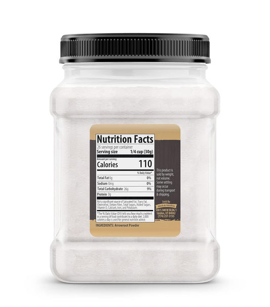 Birch & Meadow Arrowroot Powder (1.75 Lb), Cooking & Baking, Corn Starch Alternative