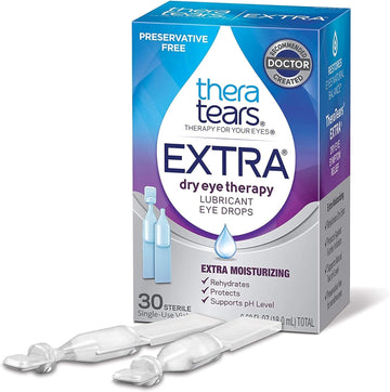 Theratears Extra Dry Eye Therapy Lubricant Eye Drops Preservative Free 30Ct, 30 Count