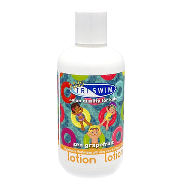 Triswim Kids Scented Body Lotion Skin Hydrating Moisturizer Chlorine Removal With Aloe Vera