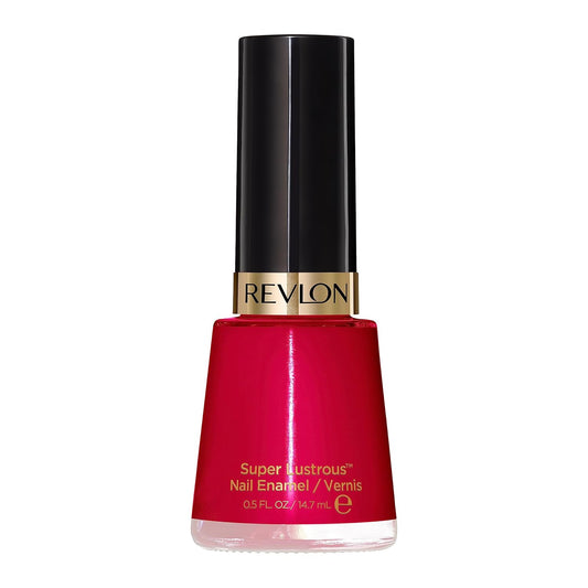 Revlon Nail Polish, Super Lustrous Nail Enamel Polish, Chip Resistant & Longwear Formula, High Shine Finish, 680 Revlon Red, 0.5 Fl Oz