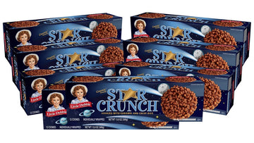 Little Debbie Star Crunch Cosmic Cookies, 96 Individually Wrapped Cookies (8 Boxes)