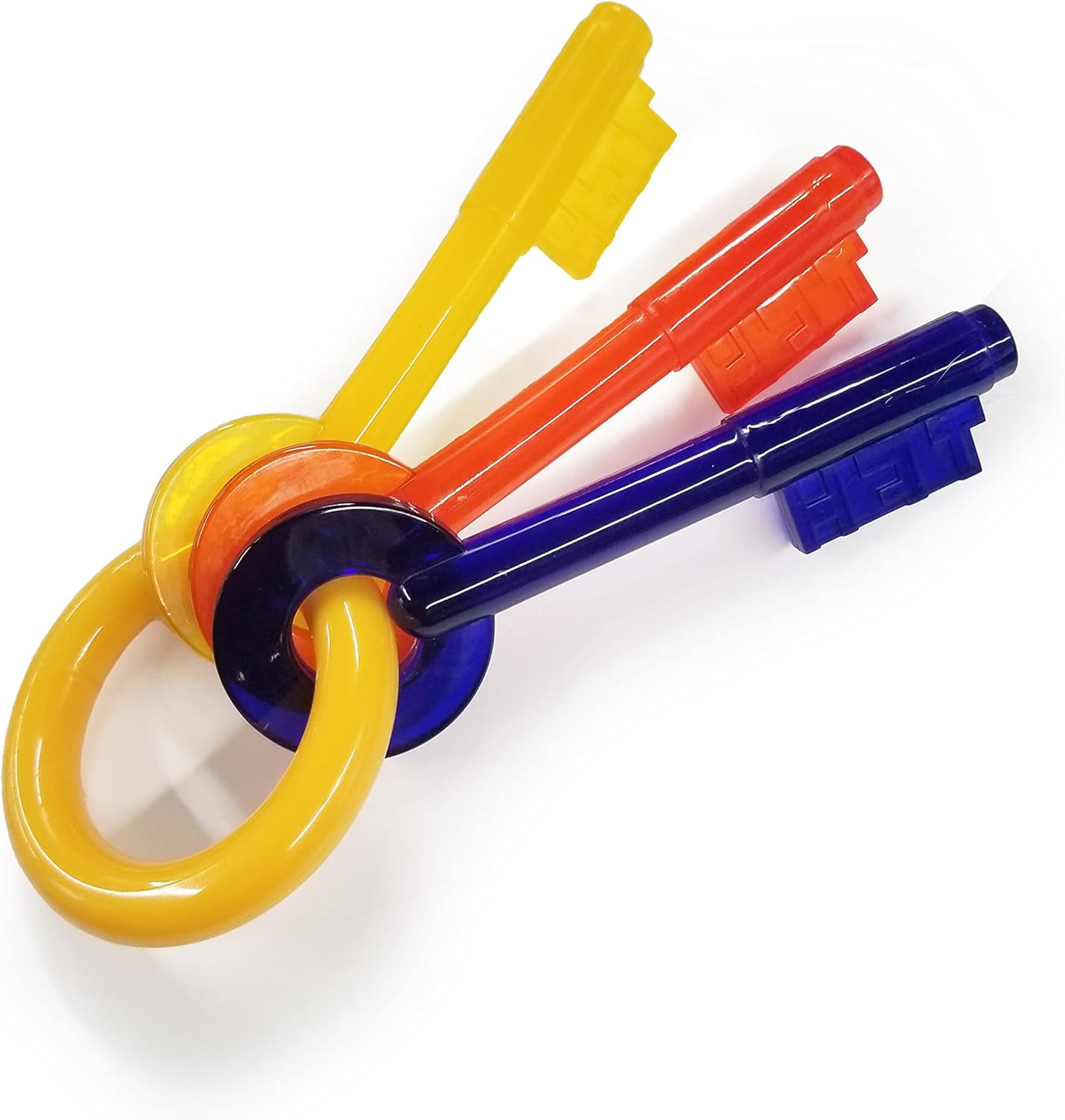 Nylabone Puppy Chew Keys Toy - Puppy Chew Toys For Teething - Puppy Supplies - Bacon Flavor, Small (1 Count)