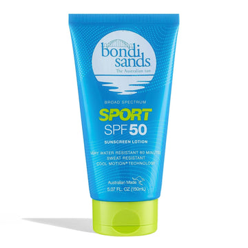 Bondi Sands Sport SPF 50 Sunscreen Lotion | High-Performance Protection with Cool Motion Technology, Non-Greasy, Water + Sweat-Resistant | 5.07 Fl Oz