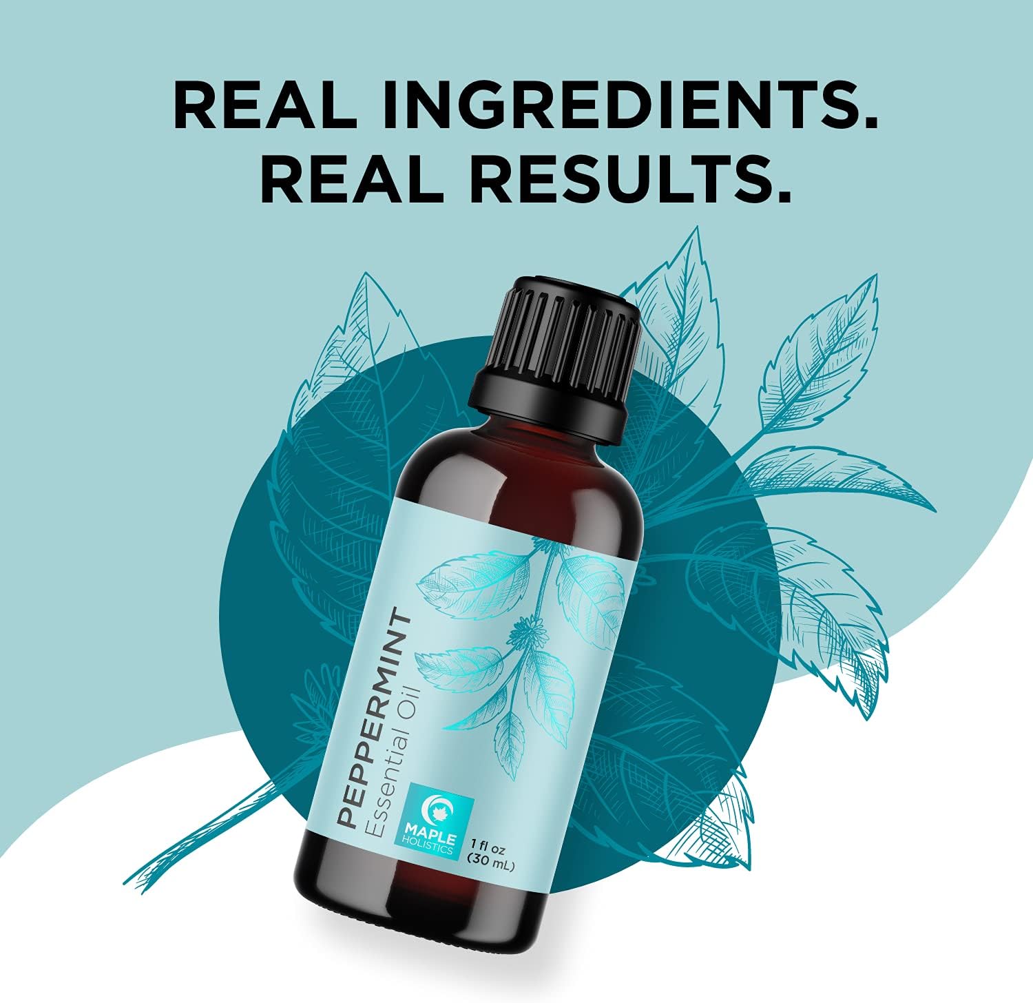 Peppermint Essential Oil for Diffuser Aromatherapy - 100% Pure Peppermint Oil for Hair Skin and Nails Plus Undiluted Refreshing Aromatherapy Essential Oil for Diffusers Baths and Topical Uses 1oz : Health & Household