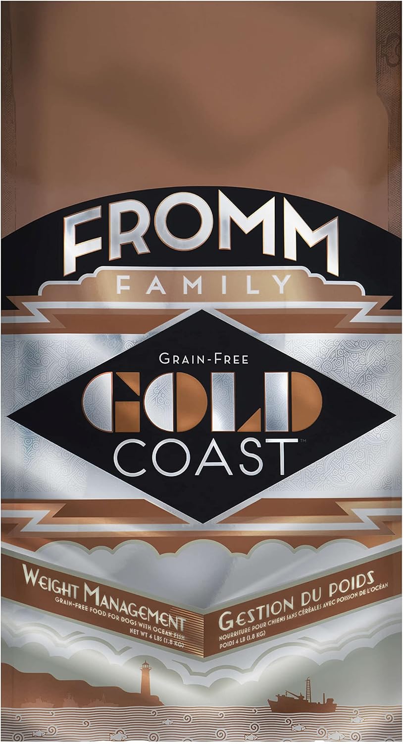 Fromm Gold Coast Weight Management Premium Dog Food - Weight Management Dry Dog Food - Whitefish Recipe - 4 Lb