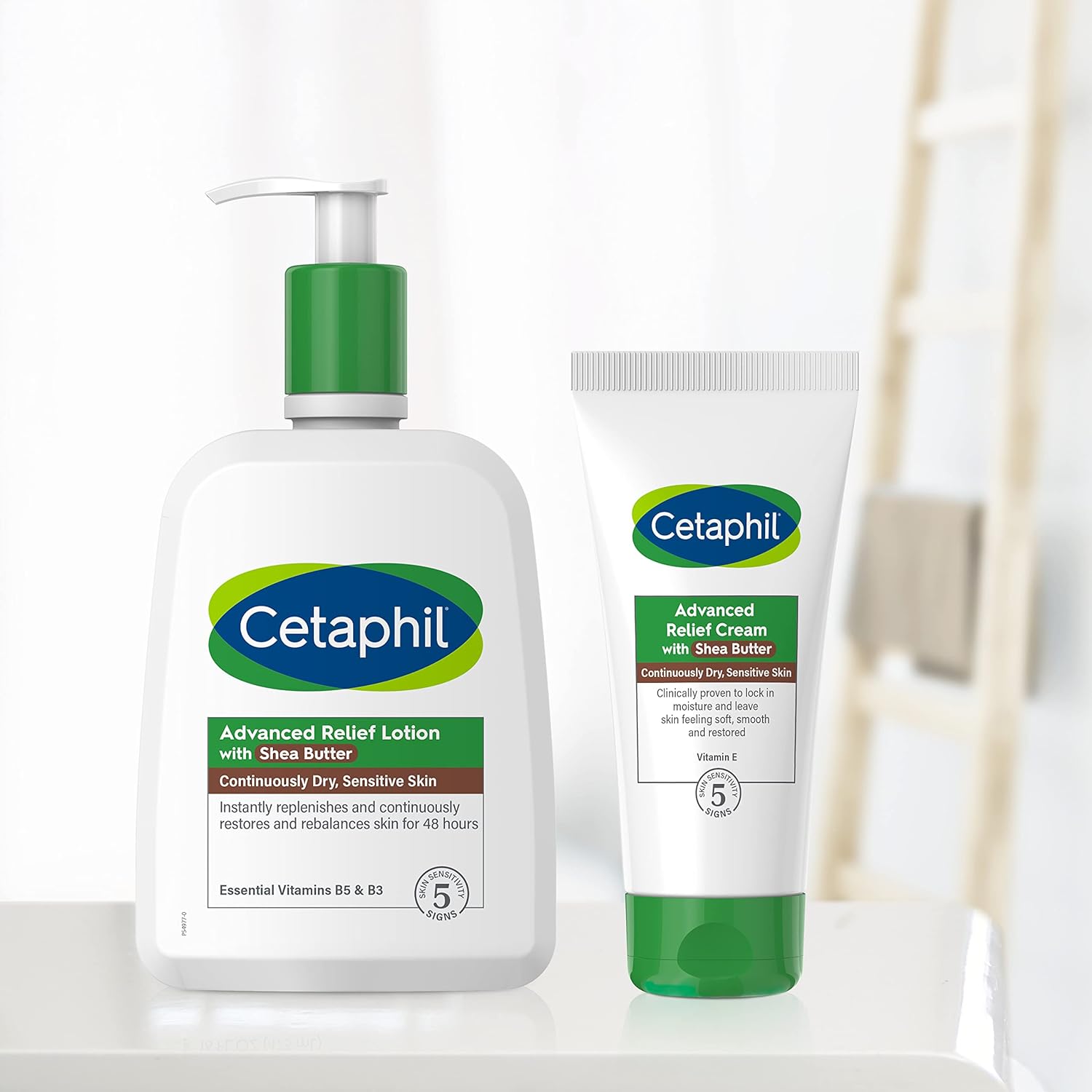 Cetaphil Advanced Relief Cream with Shea Butter, 6 oz, For Continuously Dry, Sensitive Skin, Mother's Day Gifts, 48Hr Hydration, All Skin Tones & Types, Hypoallergenic (Packaging May Vary) : Beauty & Personal Care