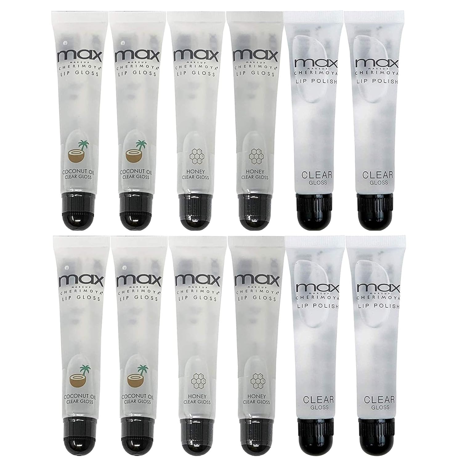 Cherimoya Max Makeup Lip Polish Bulk-12Pcs Set (Mix) : Beauty & Personal Care