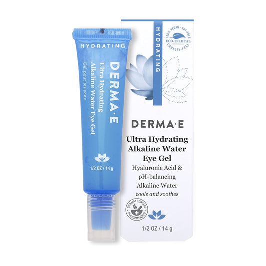 Derma-E Ultra Hydrating Alkaline Water Eye Gel Unisex 0.5 oz