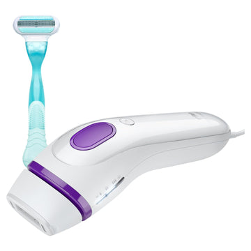 Gillette Venus Silk-Expert 3 Bd3001 Long-Lasting Hair Removal Ipl, White/Purple, With Venus Razor