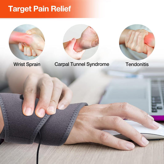 Elbow Heating Pad Wrap For Joint Pain Usb Heated Elbow Brace For Tendonitis And Tennis Elbow Portable Moist Heat Therapy Elbow Sleeve Adjustable Temperature (Non-Chargeable)