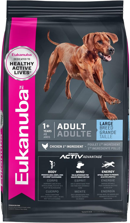 Eukanuba Adult Large Breed Dry Dog Food, 16 Lb. Bag Adult With Lamb & Rice Canned Wet Dog Food, 13.2 Oz Can (12-Count)