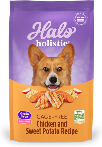 Halo Holistic Small Breed Grain Free Cage-Free Chicken & Sweet Potato Recipe 3.5 Lb