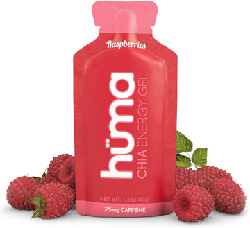 Huma Chia Energy Gel, Blueberries, 24 Gels - Premier Sports Nutrition For Endurance Exercise