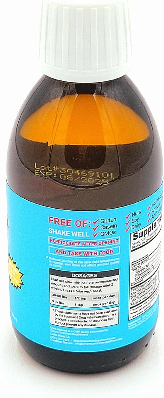 Simple Spectrum, All Natural Fish Oil, Omega 3 DHA Supplement