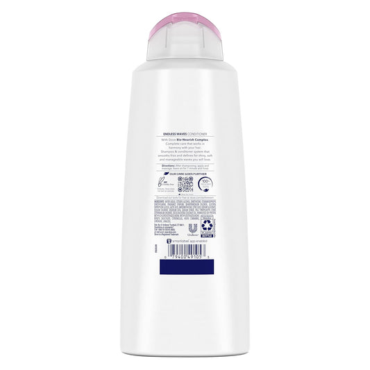 Dove Conditioner For Curly Hair Endless Waves Sulfate Free Hair Conditioner 20.4 Fl Oz