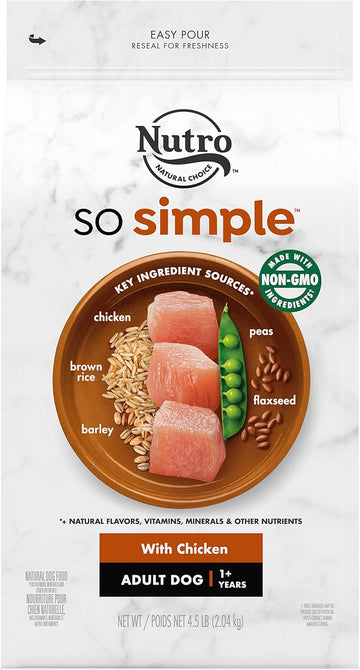 Nutro So Simple With Chicken Adult Dog Food, 4.5 Lb