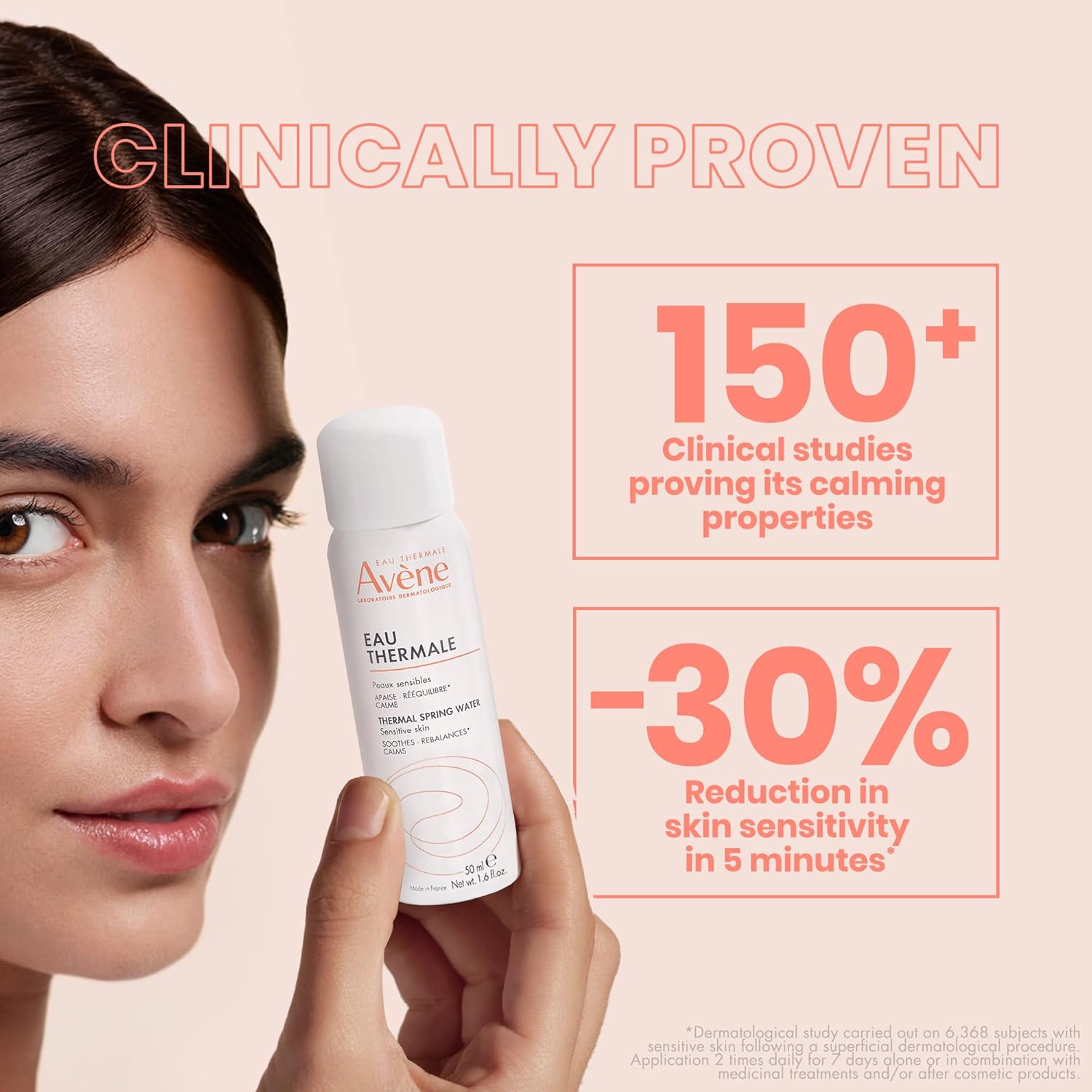 Avène Thermal Spring Water, Soothing Calming Facial Mist Spray For Sensitive Skin, 10.1 Oz And 1.6 Oz : Health & Household