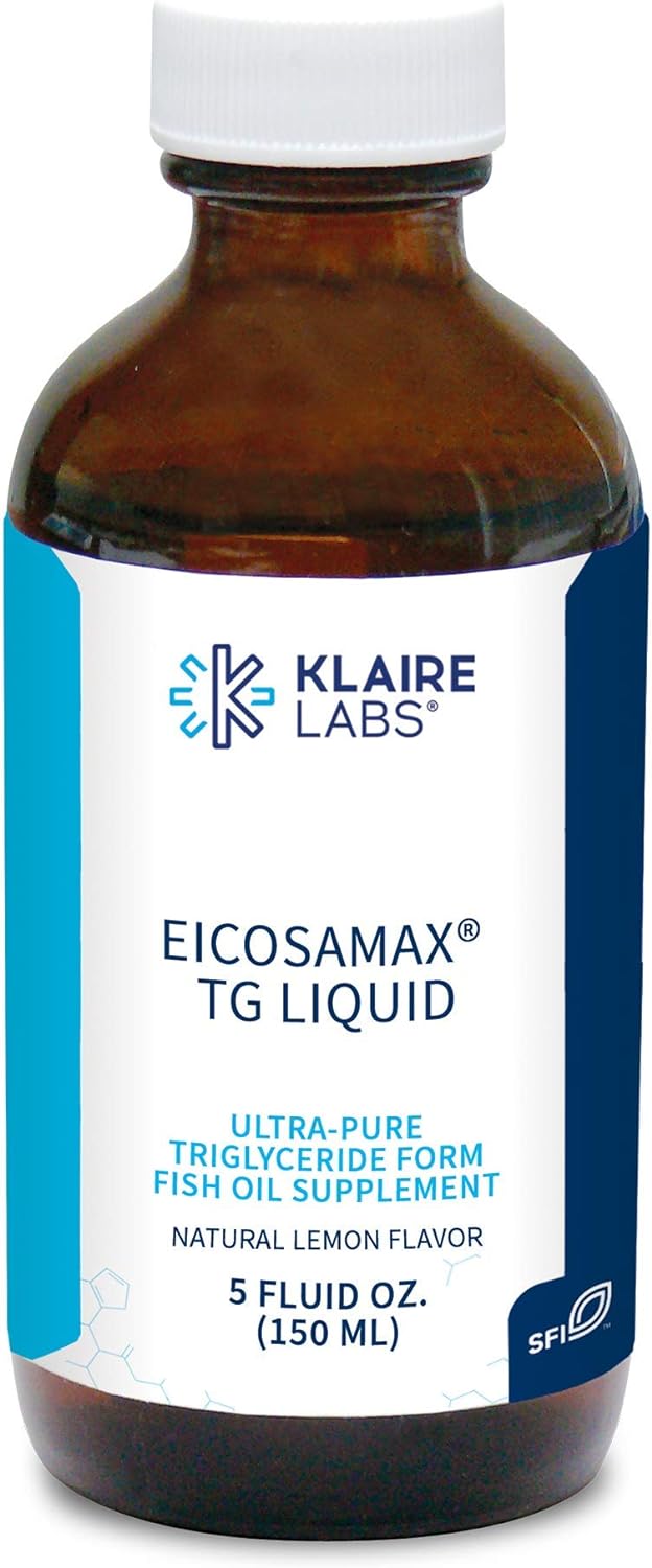 Klaire Labs Eicosamax TG Fish Oil - Ultra Pure Omega-3 Fish Oil Pills