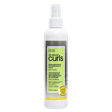 All About Curls Bond Building Anti-Breakage Spray, Strengthens & Protects, Vegan & Cruelty Free, Sulfate Free, 8 Fl Oz