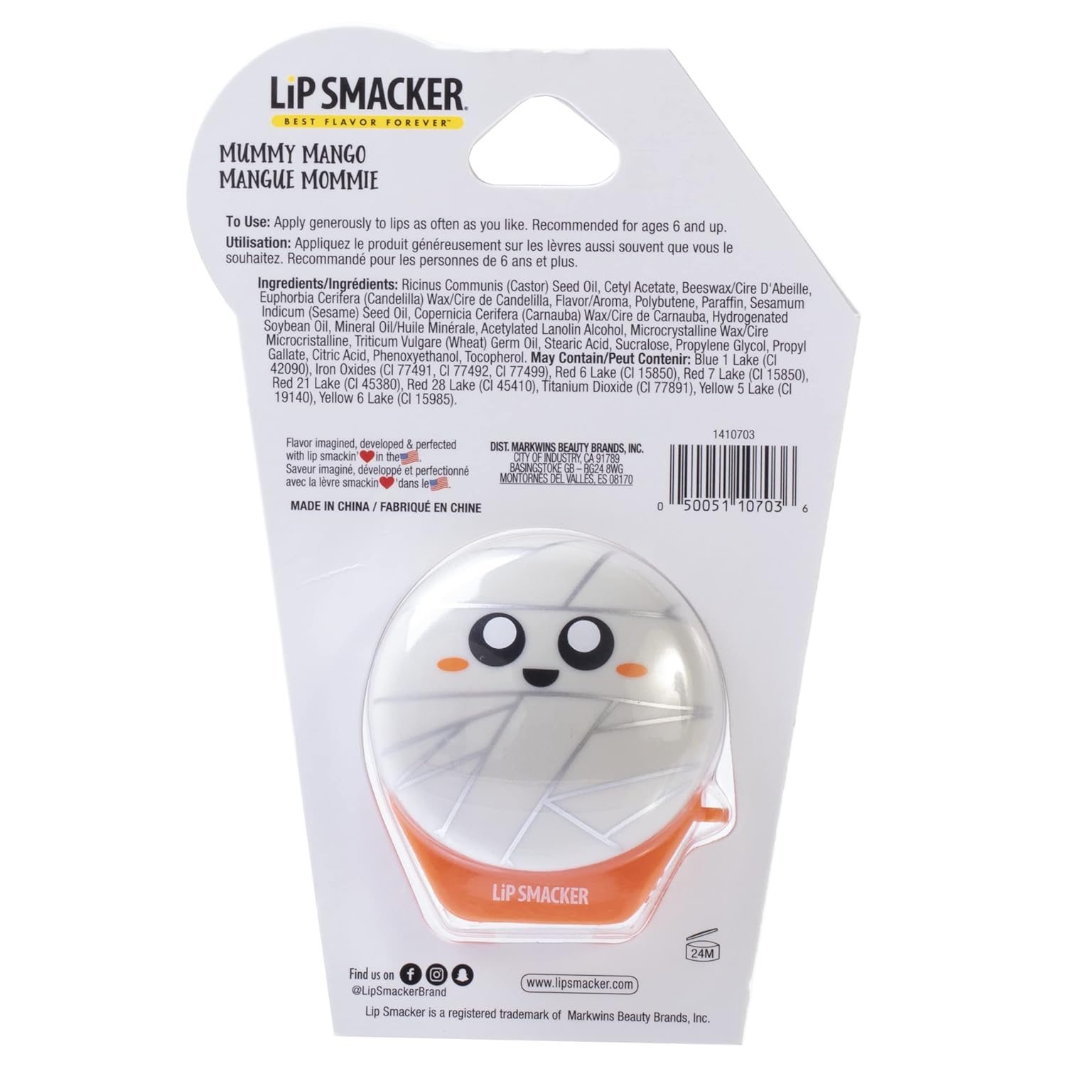 Lip Smacker Halloween Flip Balm Mummy : Beauty & Personal Care