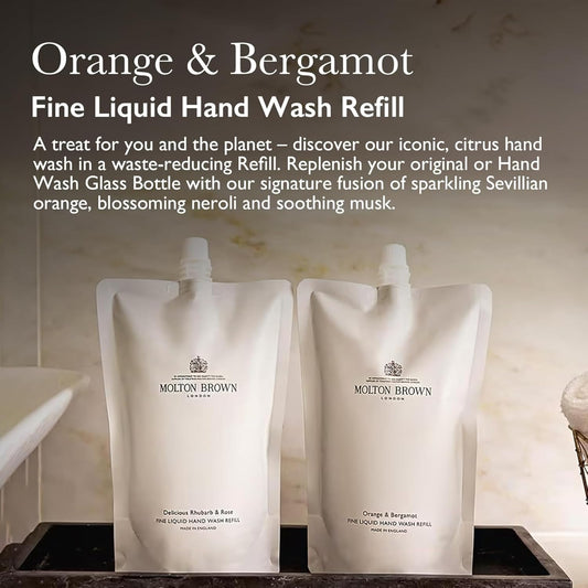 Molton Brown Rhubarb & Rose Hand Wash Refill 13.5 Fl. Oz