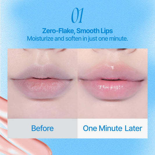 One Minute Ready Lip Serum | Conditioning Lip Treatment - Instant Calming And Nourishing | Smooth, Flake-Free Blurry Lip Maker | 9G