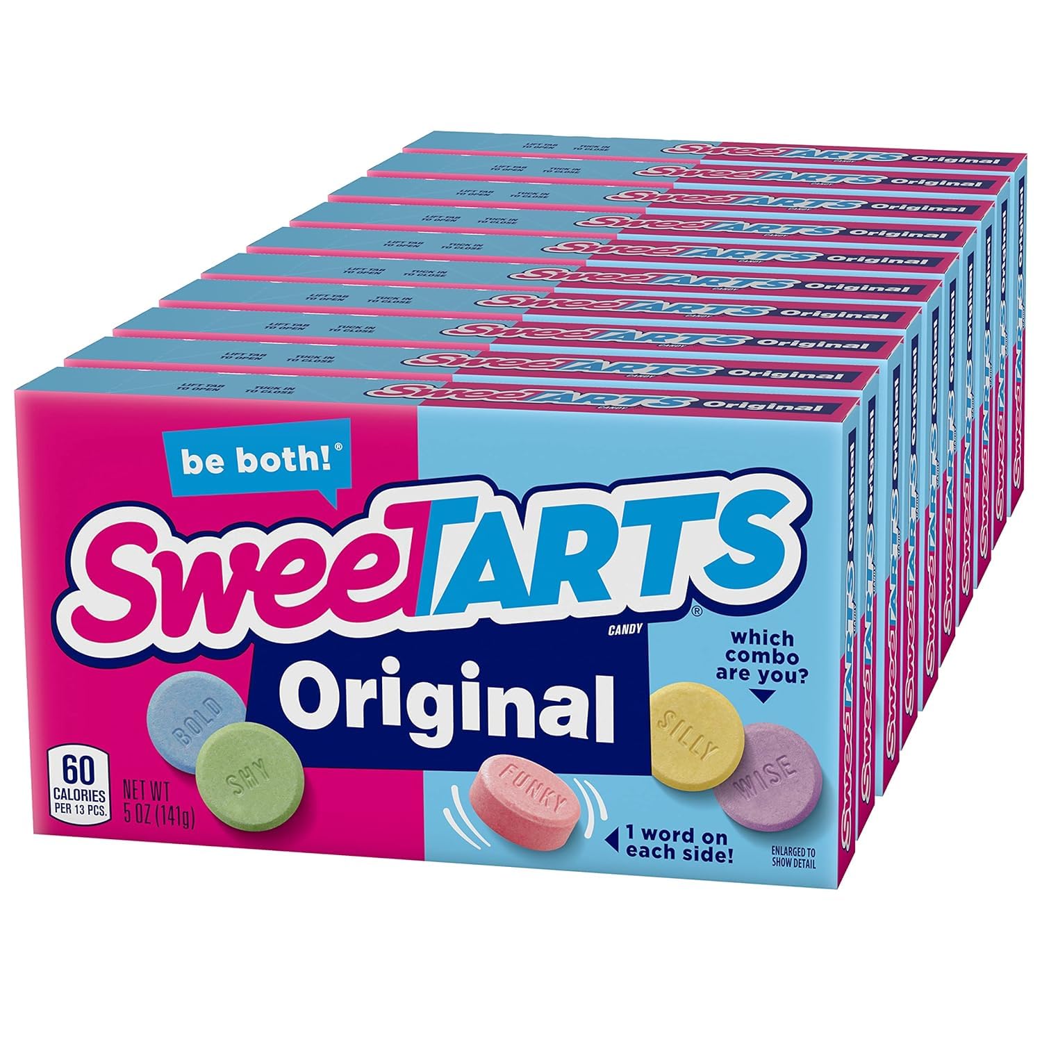 Sweetarts Original Theater Box Candy, 5 Ounce Boxes (Pack Of 10)