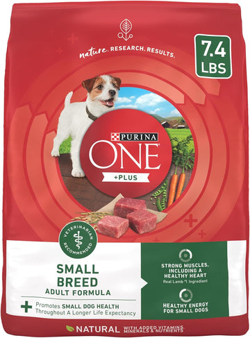 Purina ONE Plus Small Breed Lamb and Rice Formula Dry Dog Food - 7.4 lb. Bag