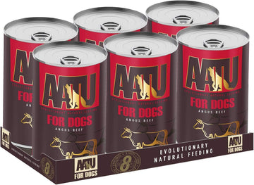 AATU Dog 90/10 Wet Dog Food - Angus Beef (6x400g)?WAAB400