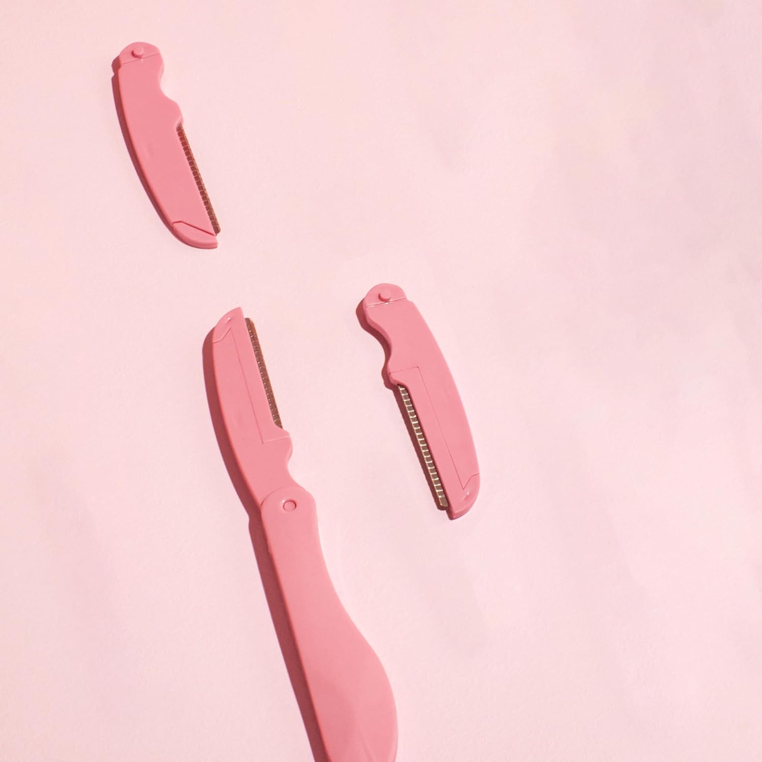 Mcobeauty Super Smooth Facial And Brow Razor - Comfortably Removes Facial Hair - Allows For Smoother Application Of Complexion Products - Precision Blade Shapes The Brow And Arch Easily - 3 Pc : Beauty & Personal Care